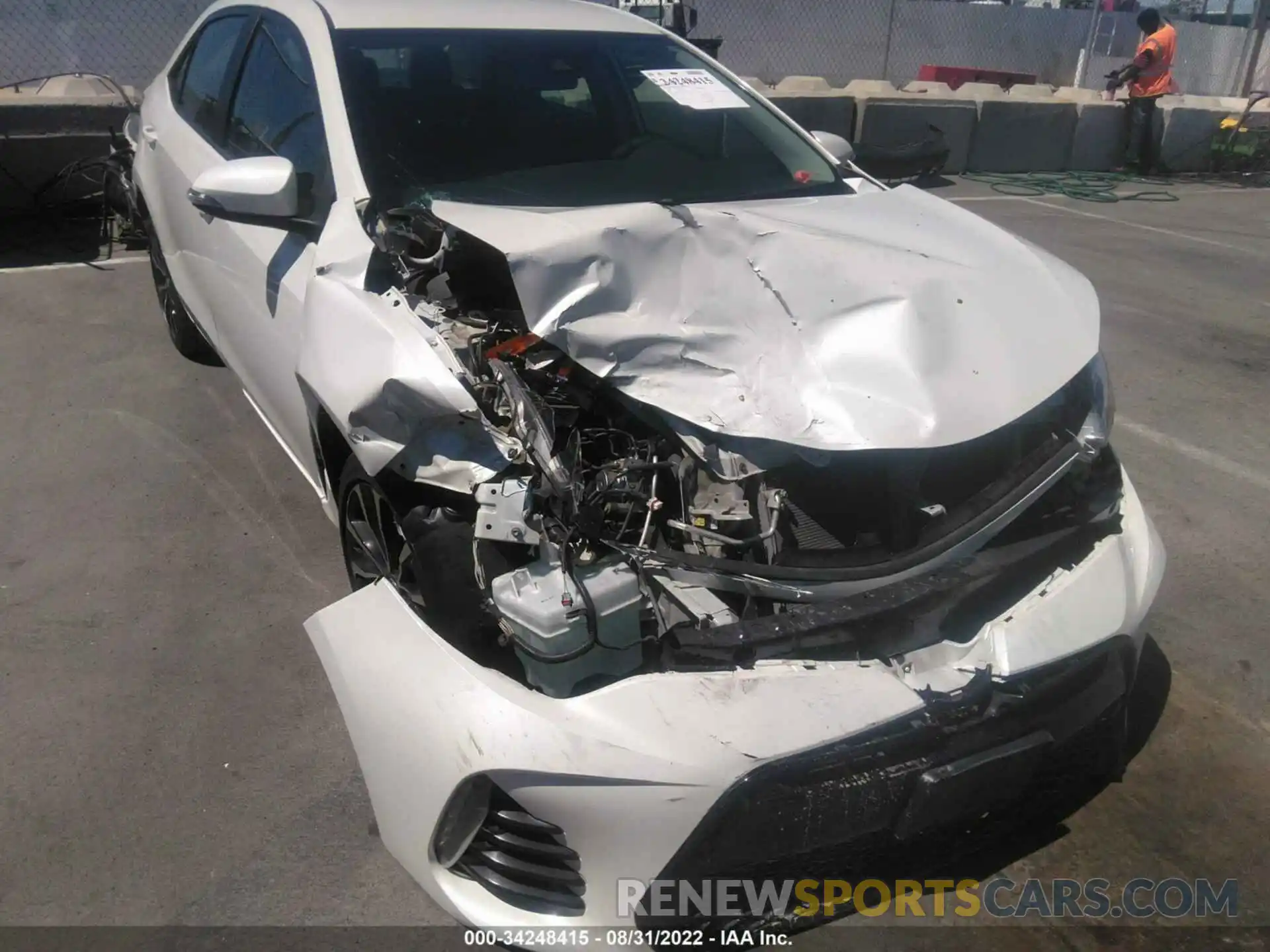 6 Photograph of a damaged car 5YFBURHEXKP923709 TOYOTA COROLLA 2019