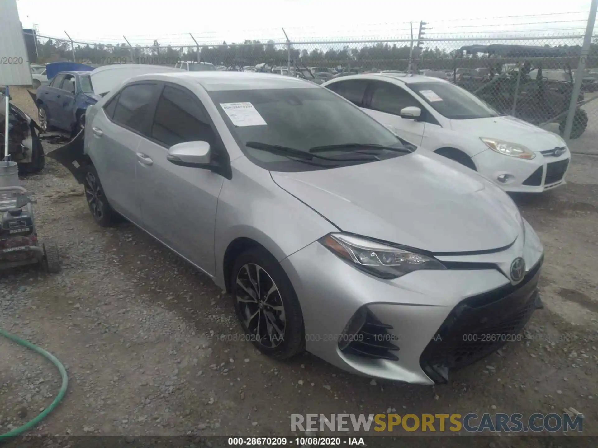 1 Photograph of a damaged car 5YFBURHEXKP924178 TOYOTA COROLLA 2019