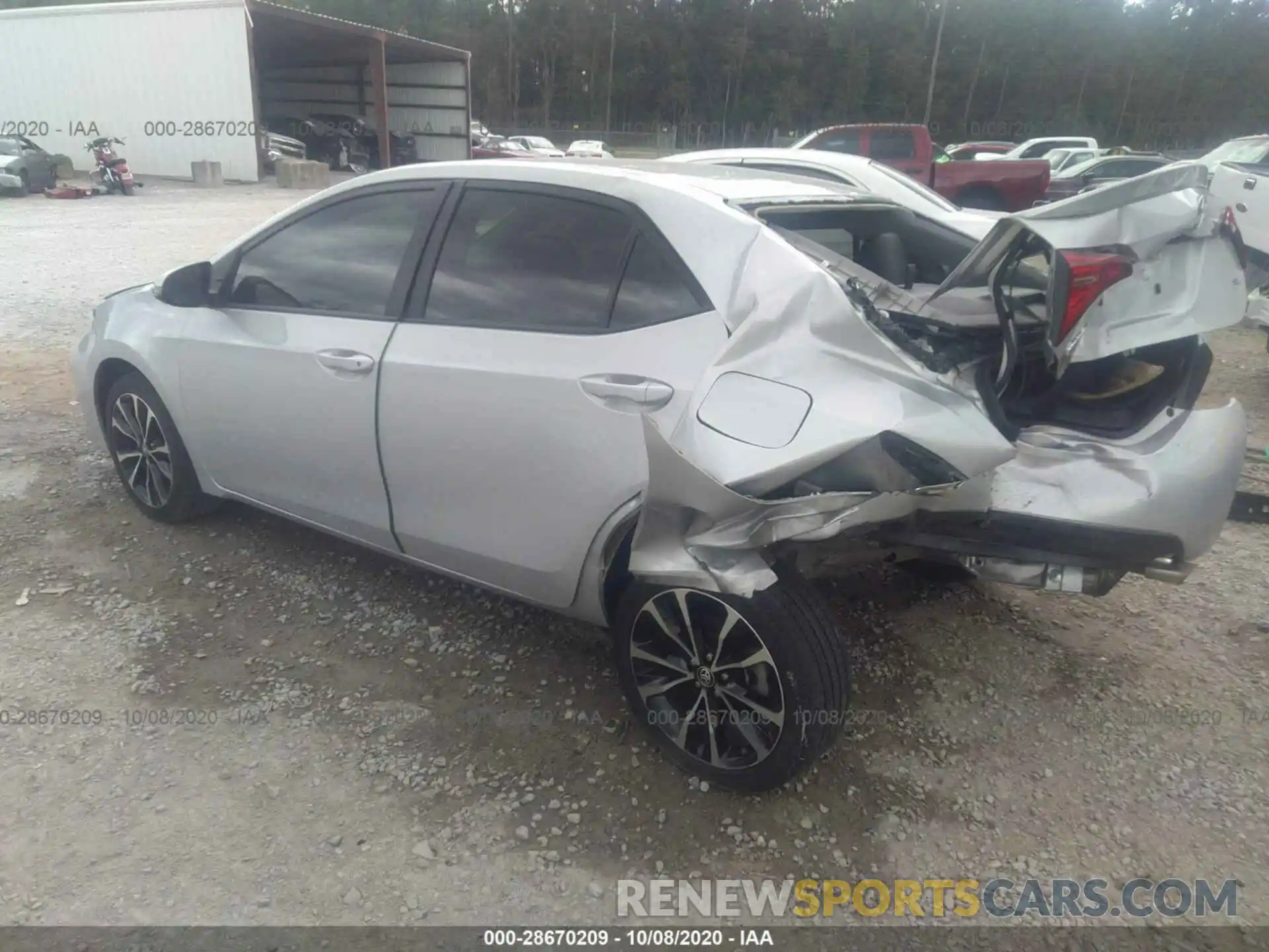 3 Photograph of a damaged car 5YFBURHEXKP924178 TOYOTA COROLLA 2019