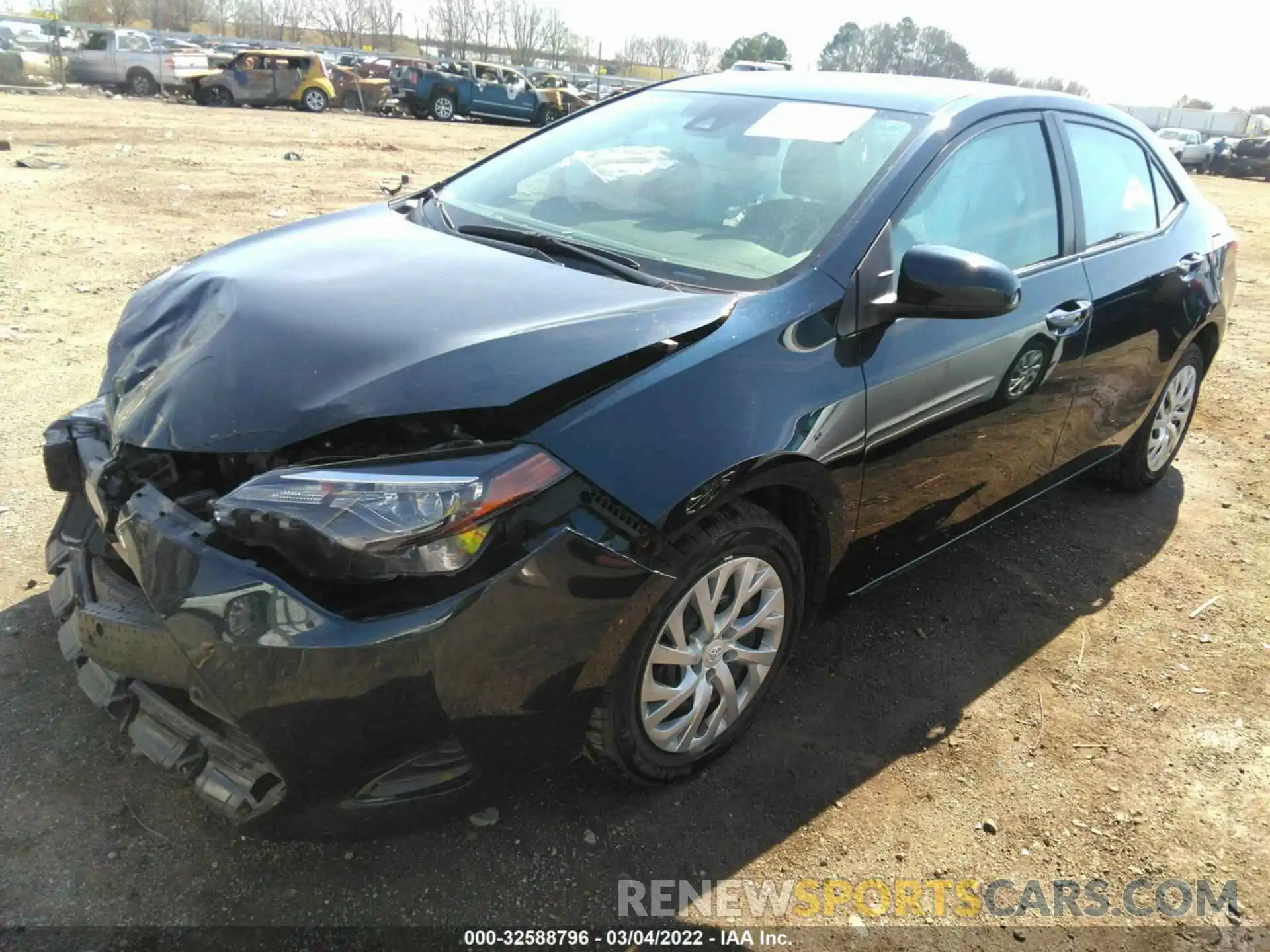 2 Photograph of a damaged car 5YFBURHEXKP924651 TOYOTA COROLLA 2019