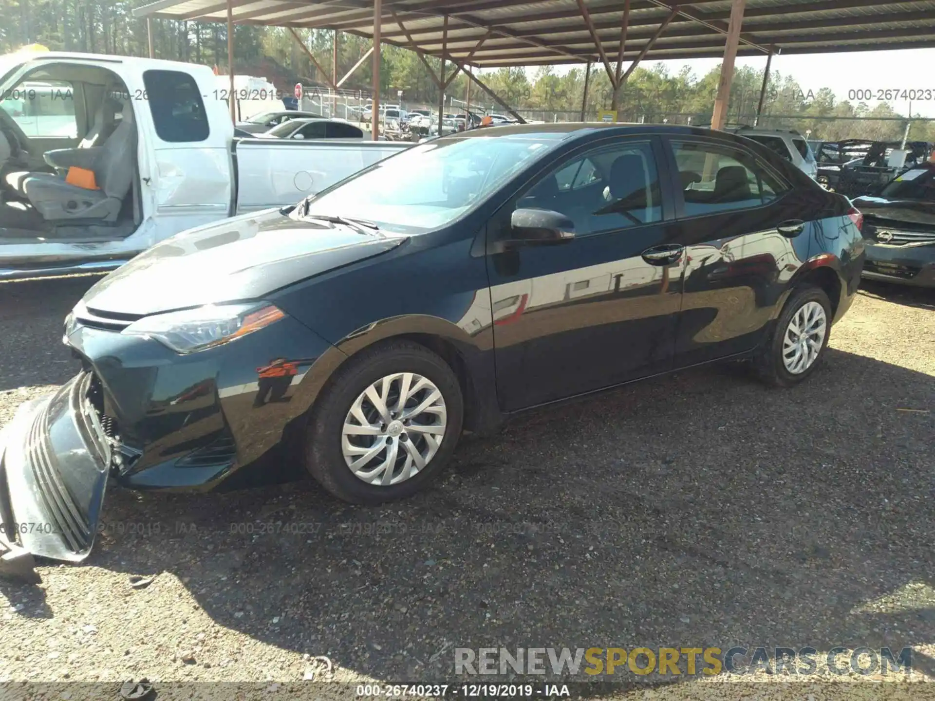 2 Photograph of a damaged car 5YFBURHEXKP925086 TOYOTA COROLLA 2019