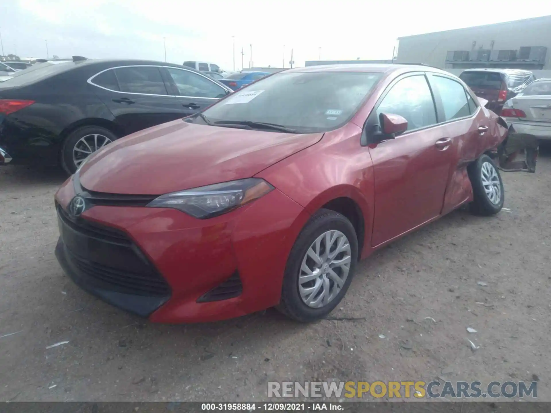 2 Photograph of a damaged car 5YFBURHEXKP925203 TOYOTA COROLLA 2019