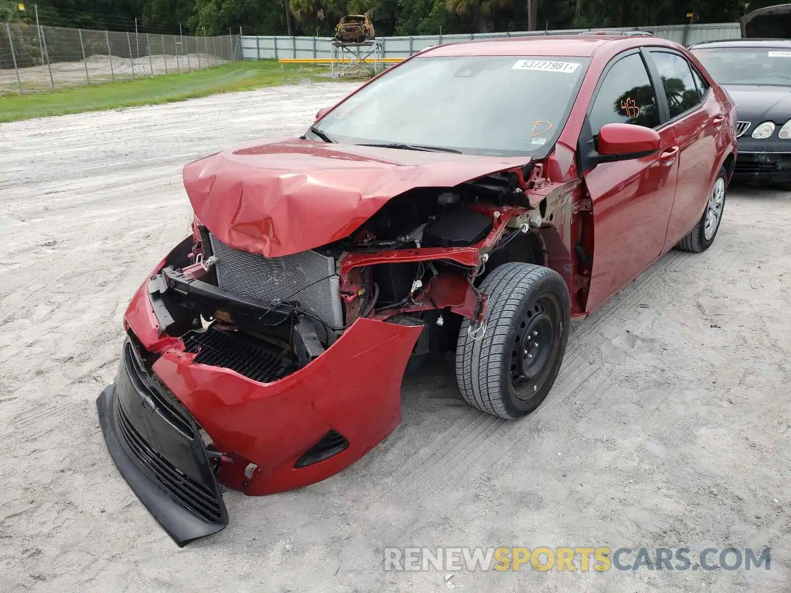 2 Photograph of a damaged car 5YFBURHEXKP925475 TOYOTA COROLLA 2019