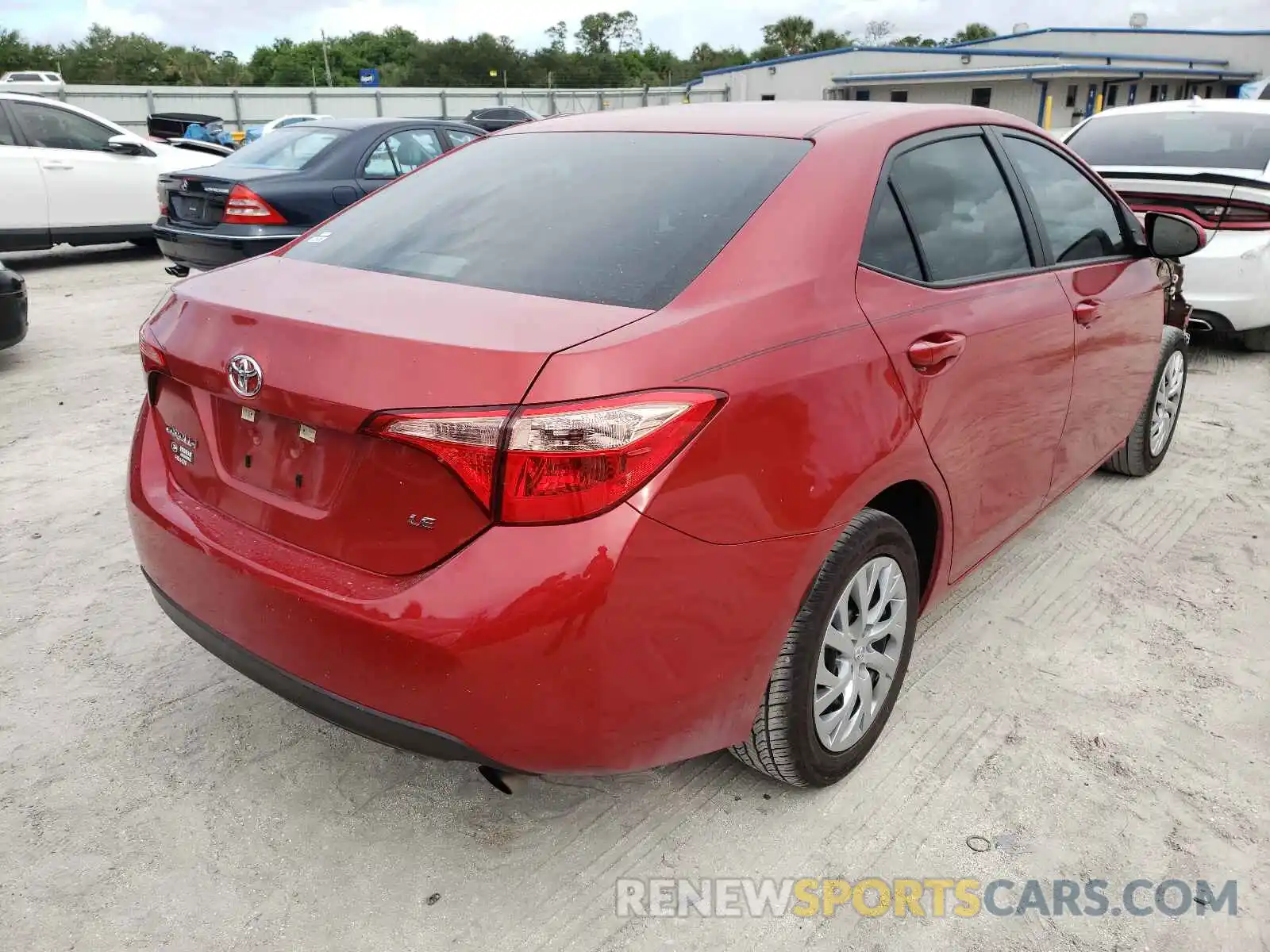 4 Photograph of a damaged car 5YFBURHEXKP925475 TOYOTA COROLLA 2019