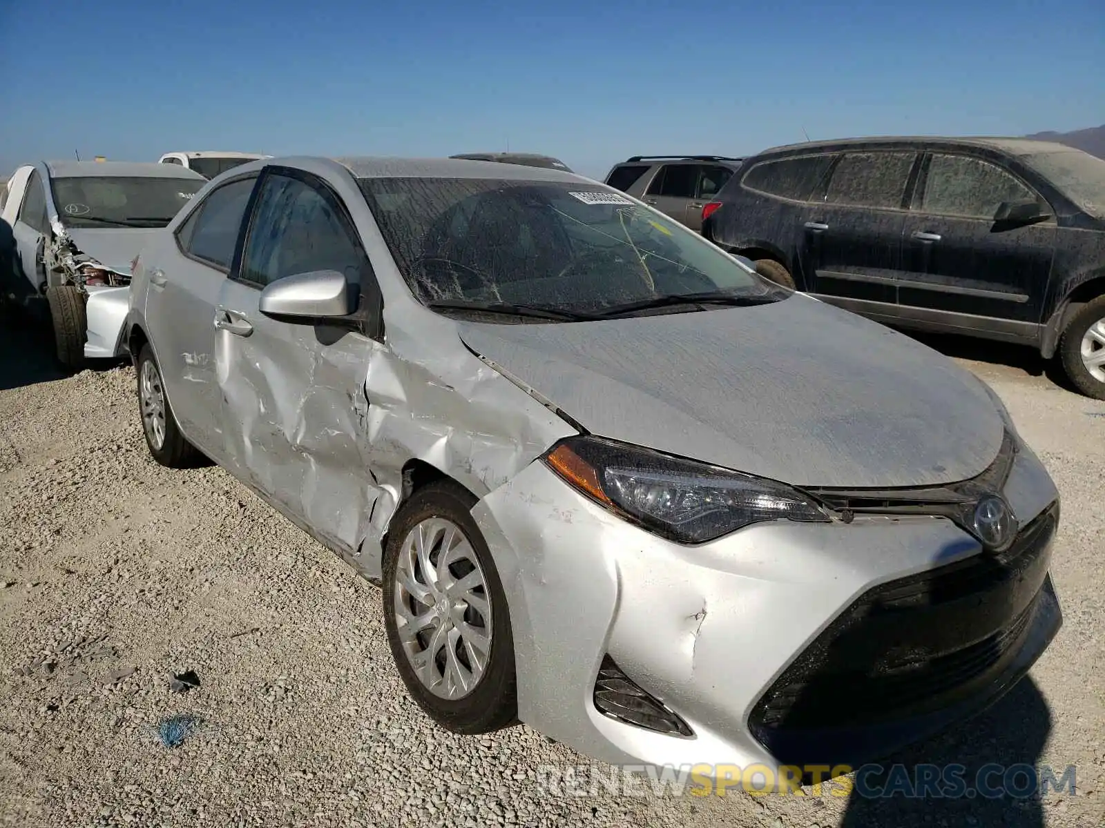 1 Photograph of a damaged car 5YFBURHEXKP925847 TOYOTA COROLLA 2019