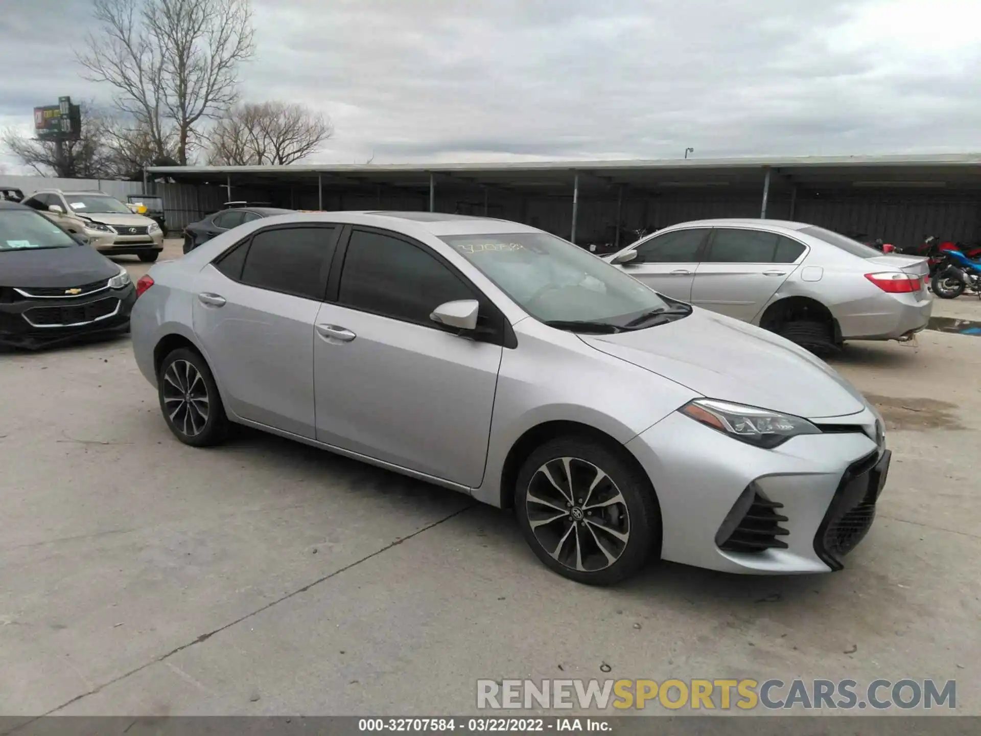 1 Photograph of a damaged car 5YFBURHEXKP926108 TOYOTA COROLLA 2019