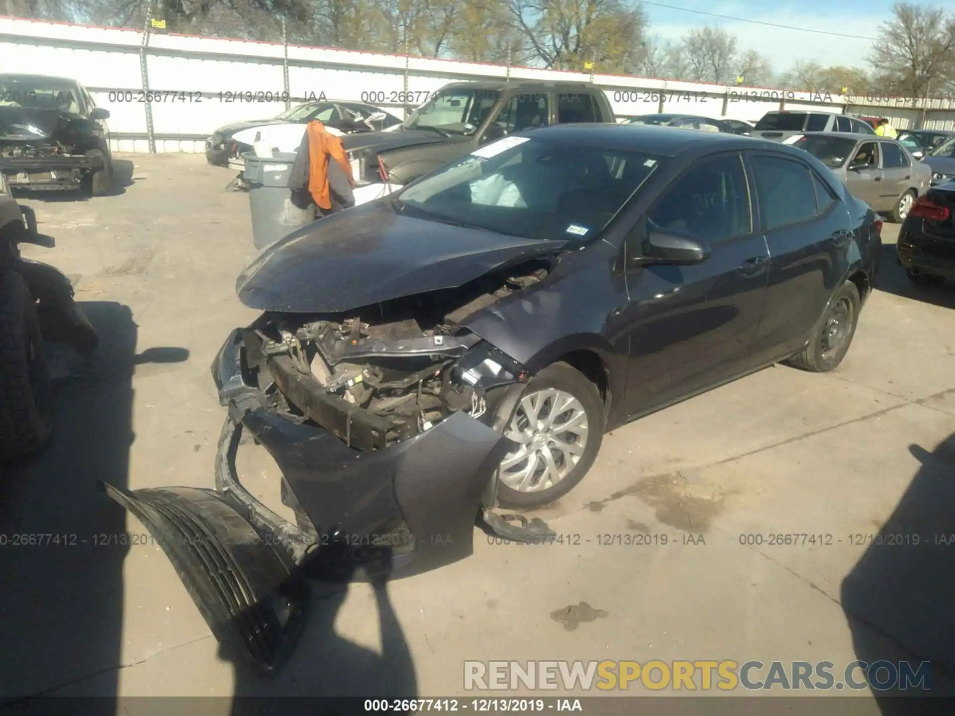 2 Photograph of a damaged car 5YFBURHEXKP926450 TOYOTA COROLLA 2019