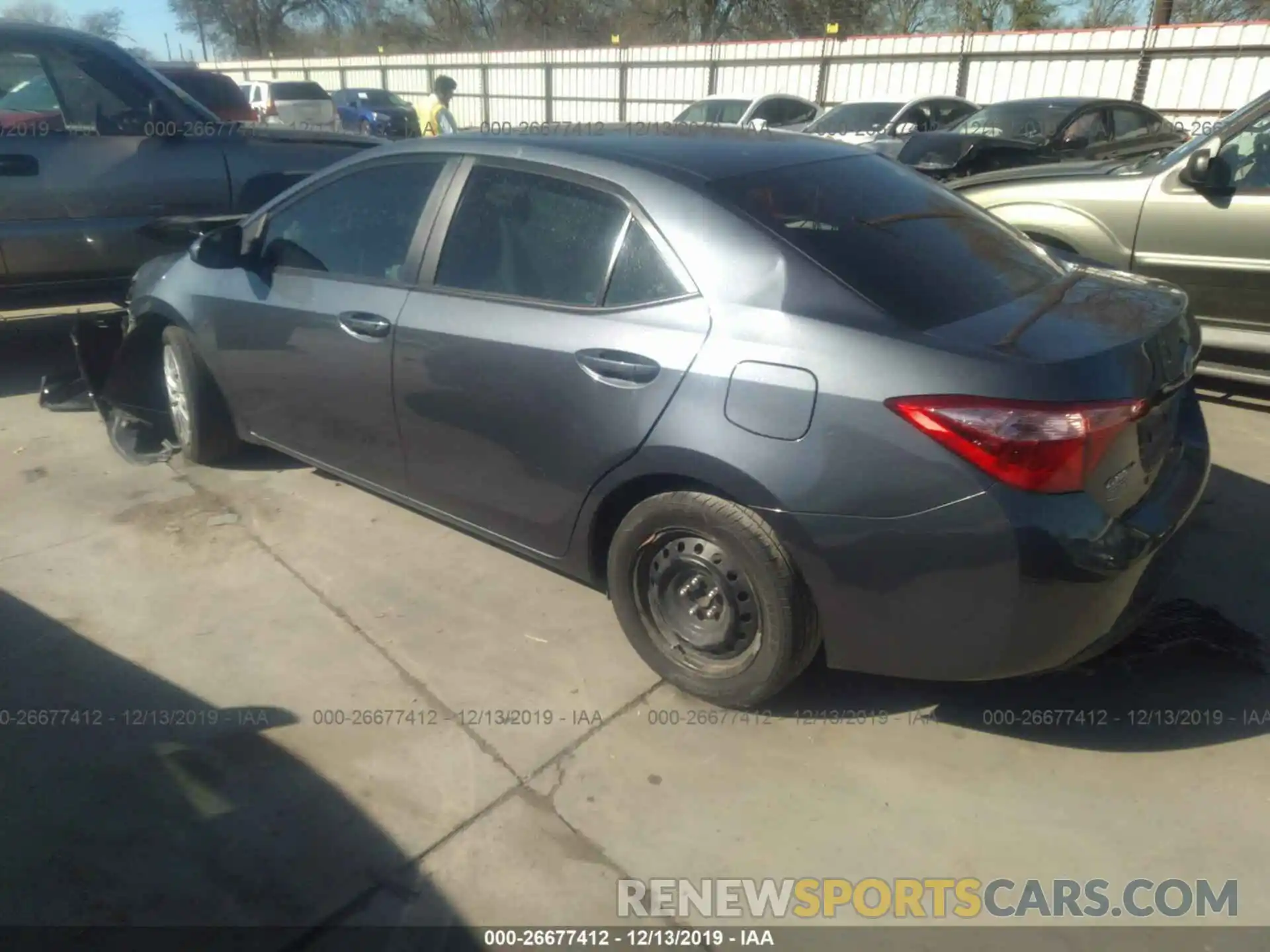 3 Photograph of a damaged car 5YFBURHEXKP926450 TOYOTA COROLLA 2019