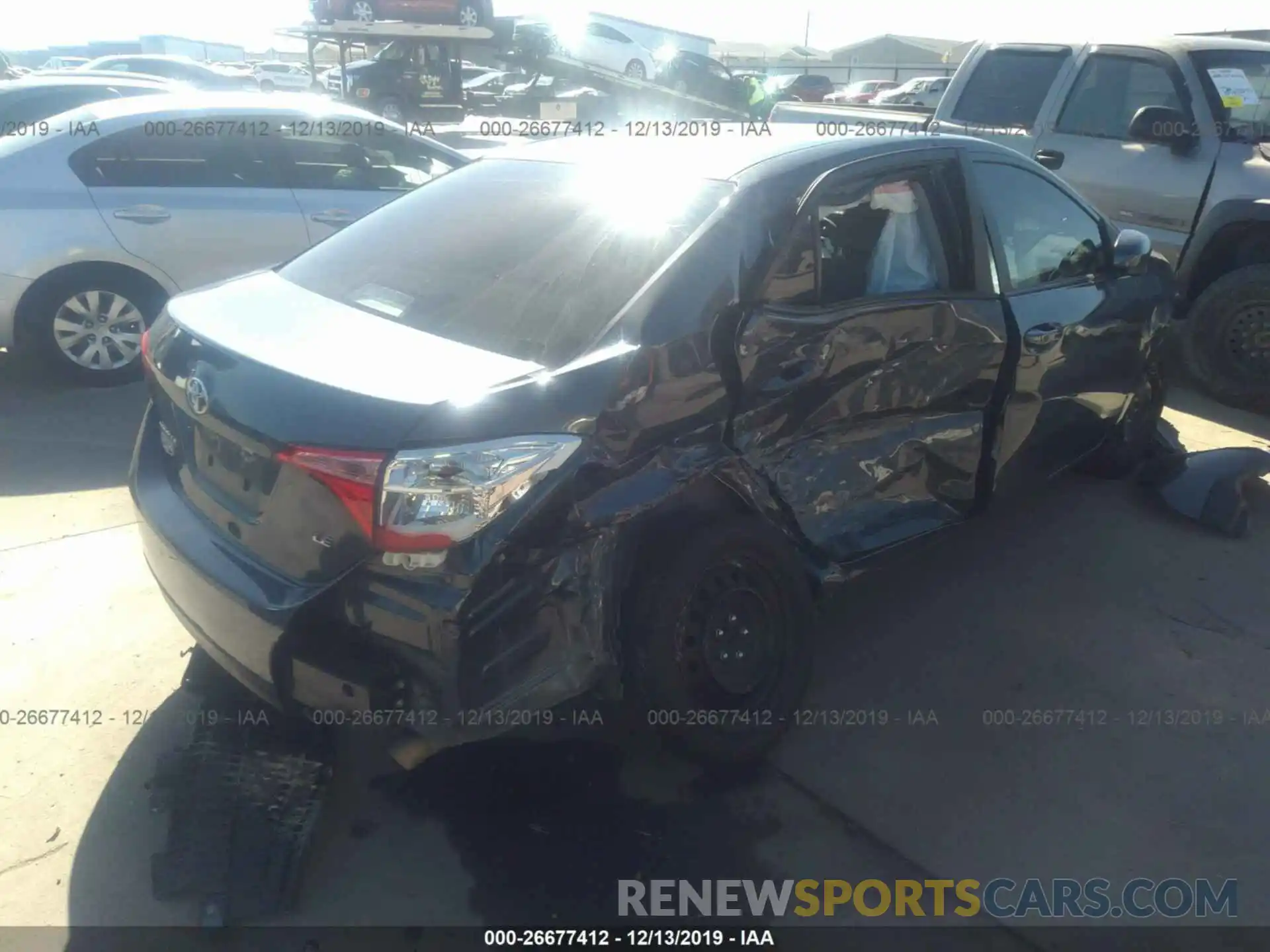 4 Photograph of a damaged car 5YFBURHEXKP926450 TOYOTA COROLLA 2019