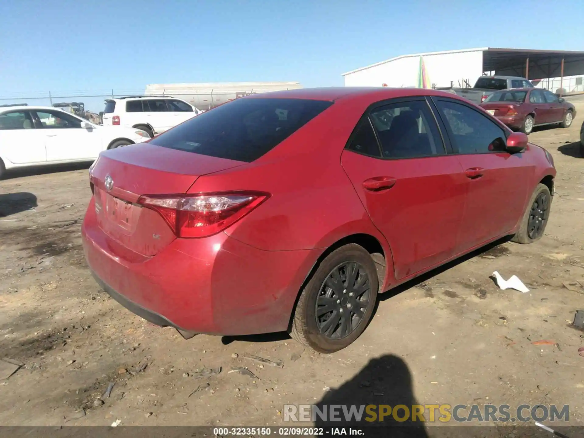 4 Photograph of a damaged car 5YFBURHEXKP926495 TOYOTA COROLLA 2019