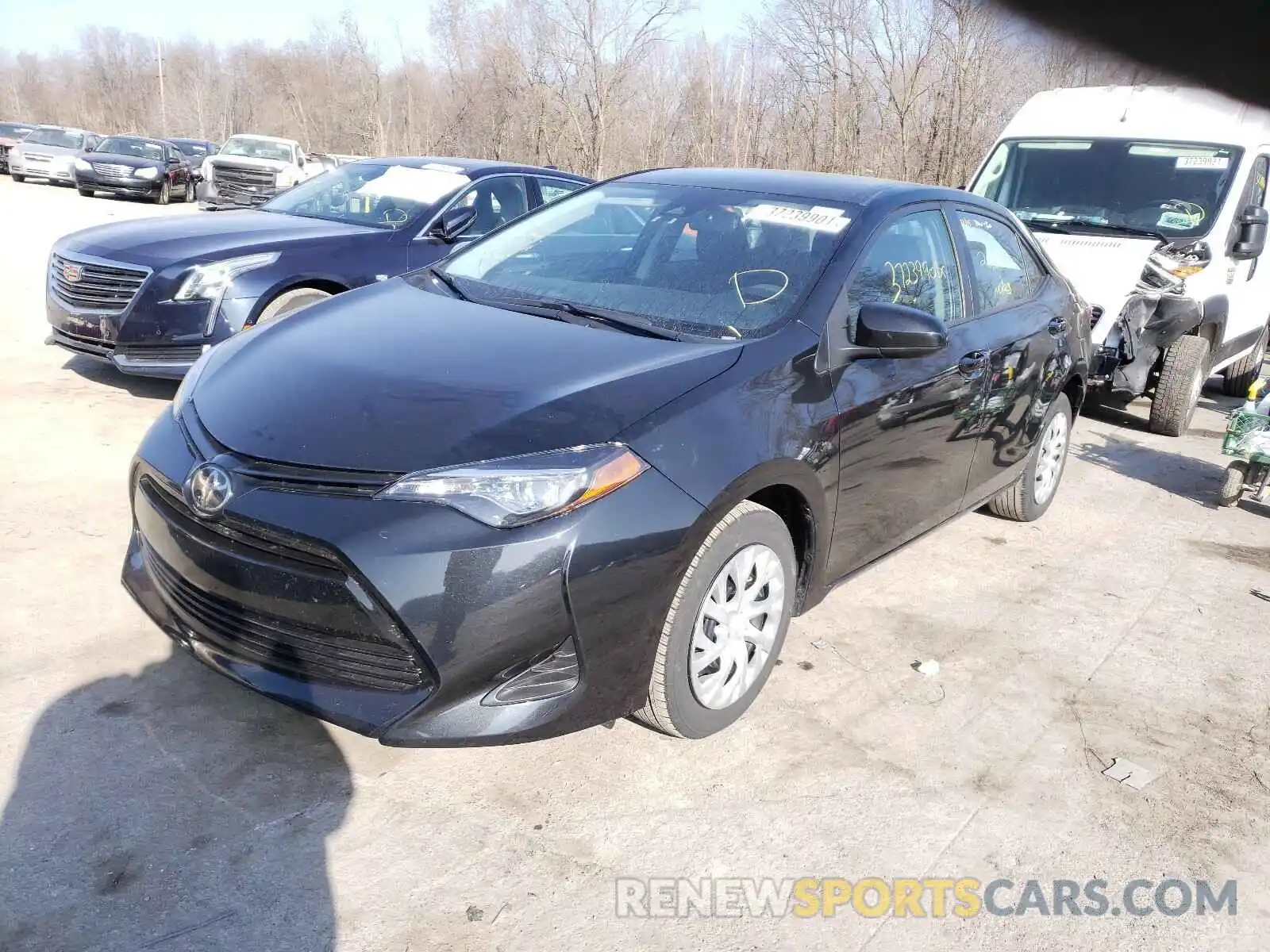 2 Photograph of a damaged car 5YFBURHEXKP927081 TOYOTA COROLLA 2019