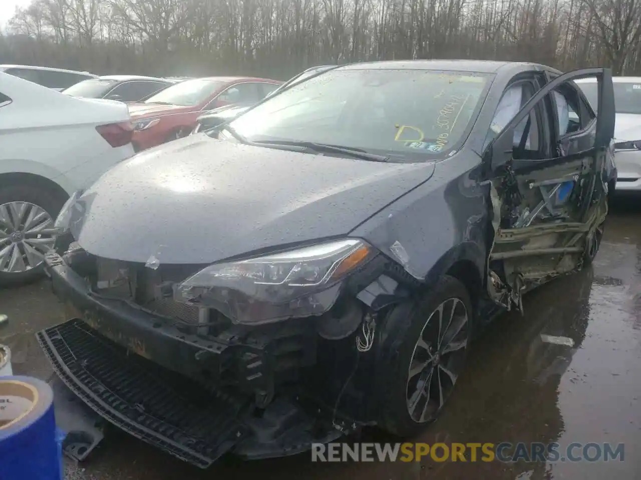 2 Photograph of a damaged car 5YFBURHEXKP927114 TOYOTA COROLLA 2019