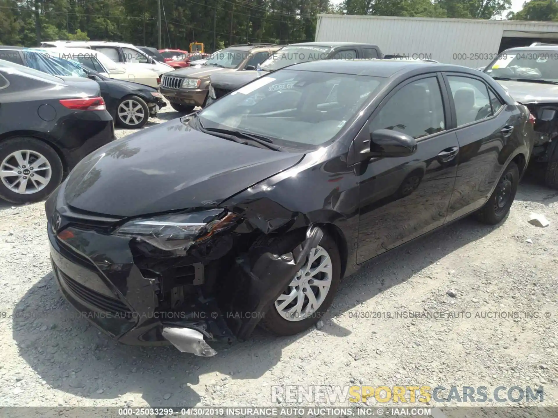 2 Photograph of a damaged car 5YFBURHEXKP927565 TOYOTA COROLLA 2019