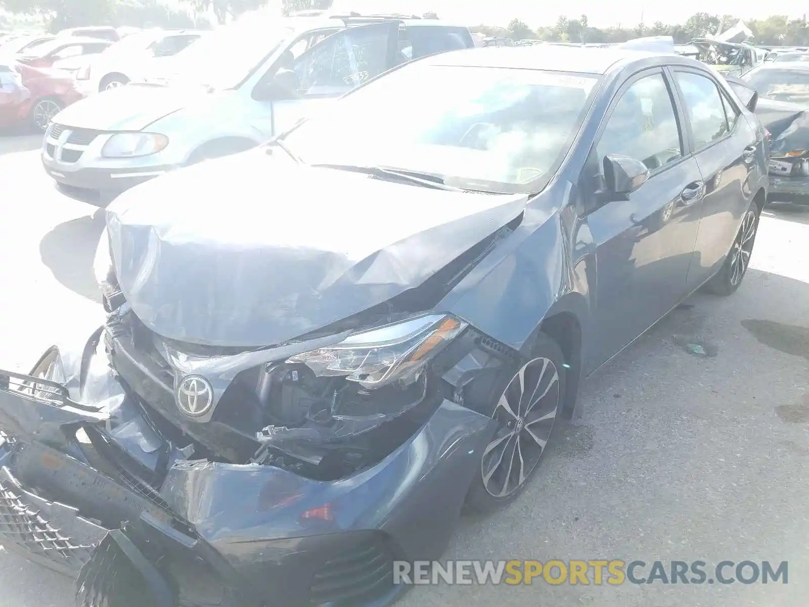 2 Photograph of a damaged car 5YFBURHEXKP927713 TOYOTA COROLLA 2019