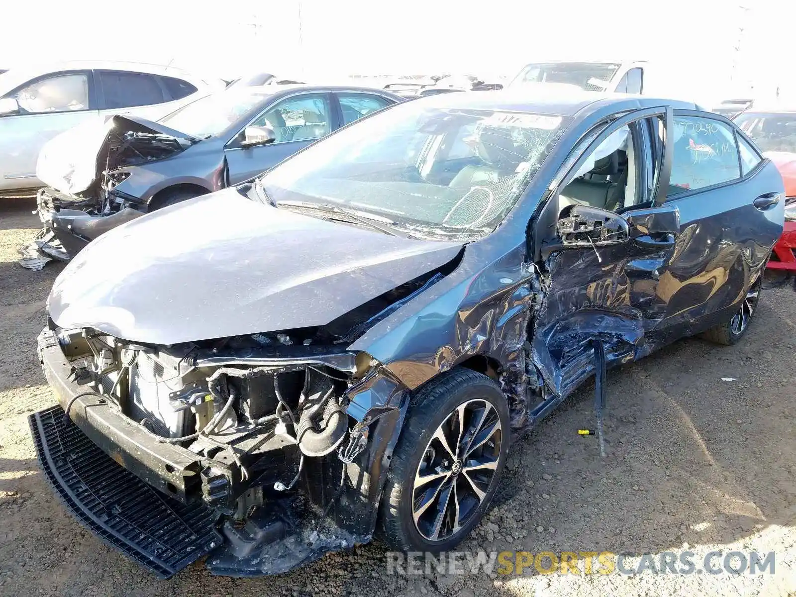 2 Photograph of a damaged car 5YFBURHEXKP927971 TOYOTA COROLLA 2019