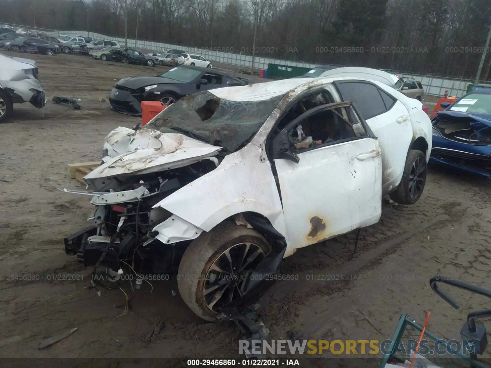 2 Photograph of a damaged car 5YFBURHEXKP929297 TOYOTA COROLLA 2019