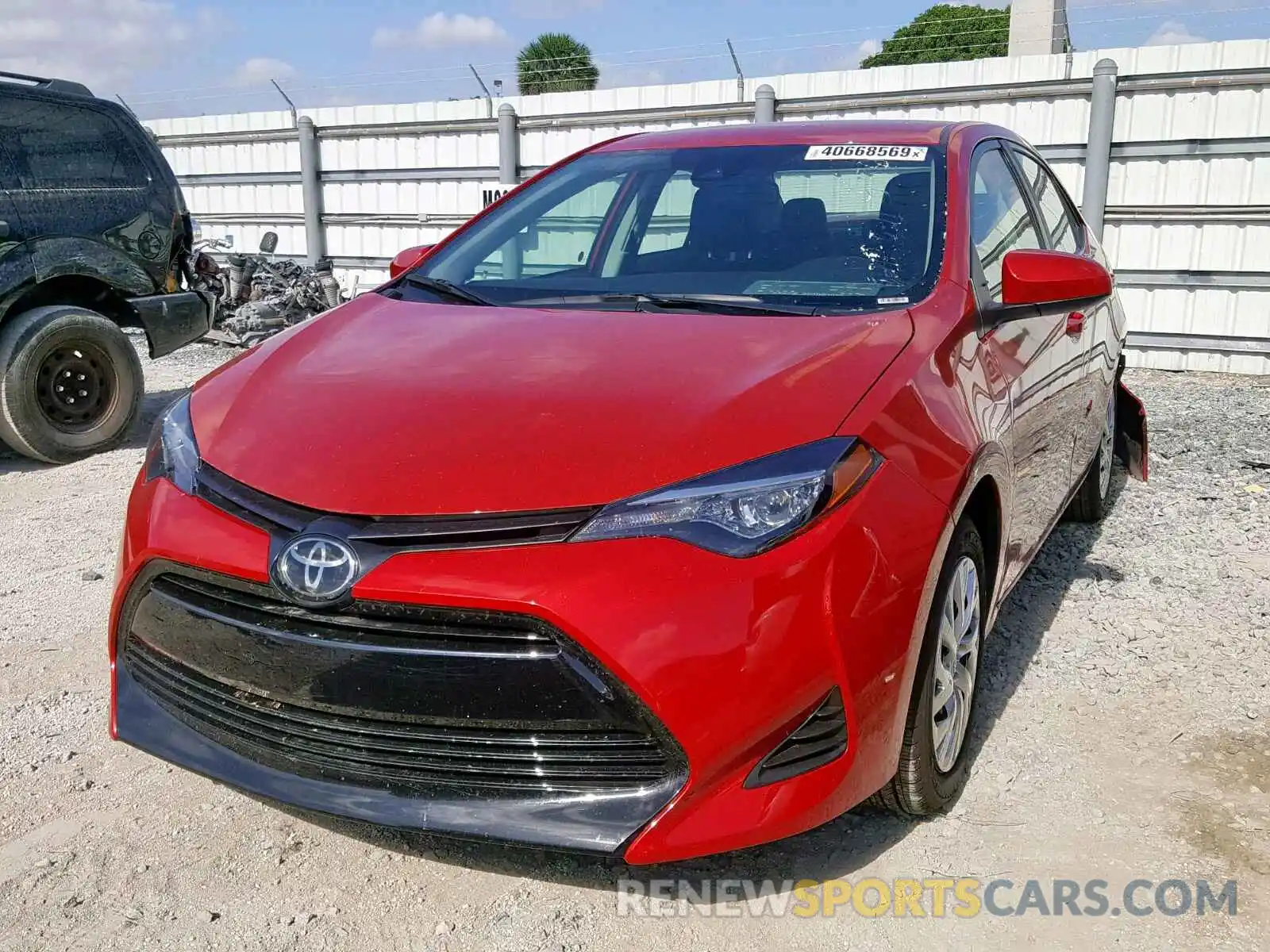 2 Photograph of a damaged car 5YFBURHEXKP929770 TOYOTA COROLLA 2019