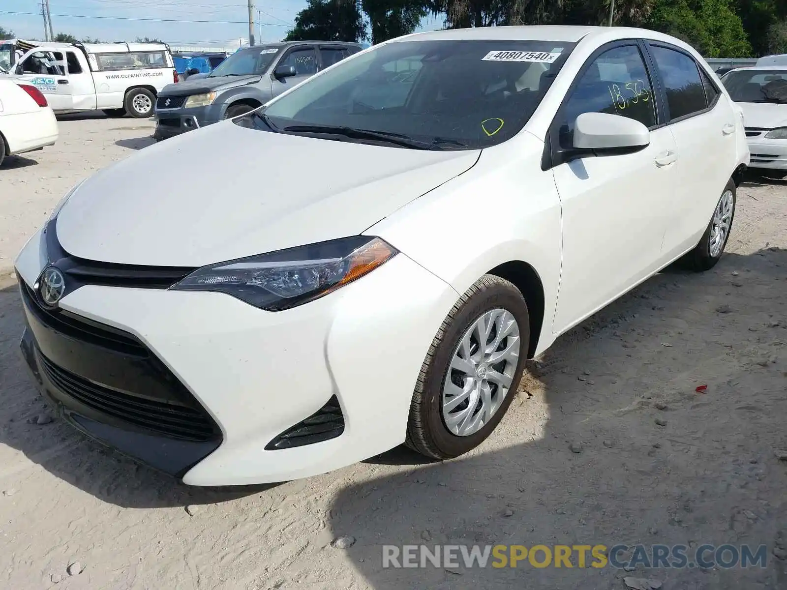 2 Photograph of a damaged car 5YFBURHEXKP929980 TOYOTA COROLLA 2019