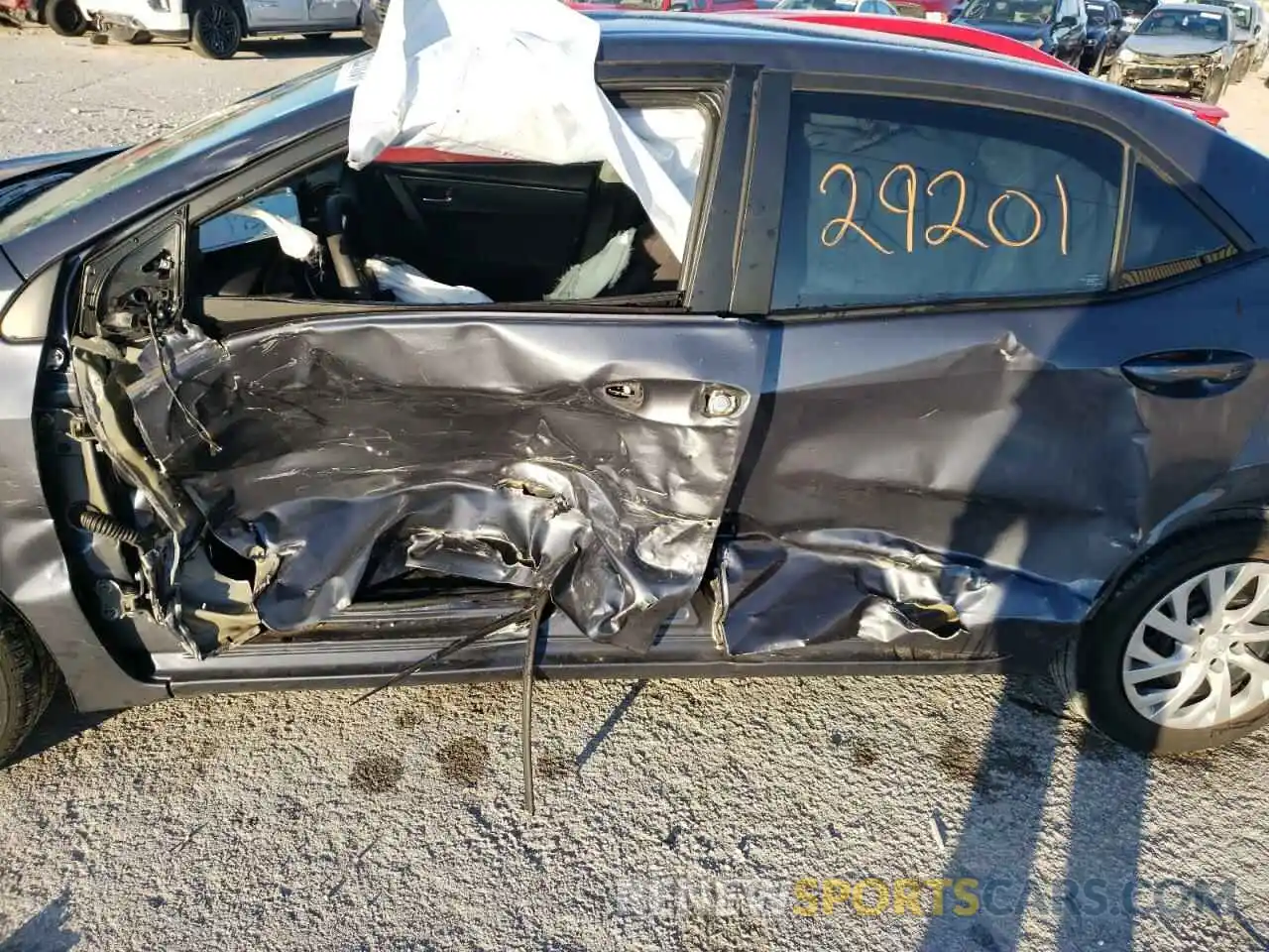 10 Photograph of a damaged car 5YFBURHEXKP930045 TOYOTA COROLLA 2019