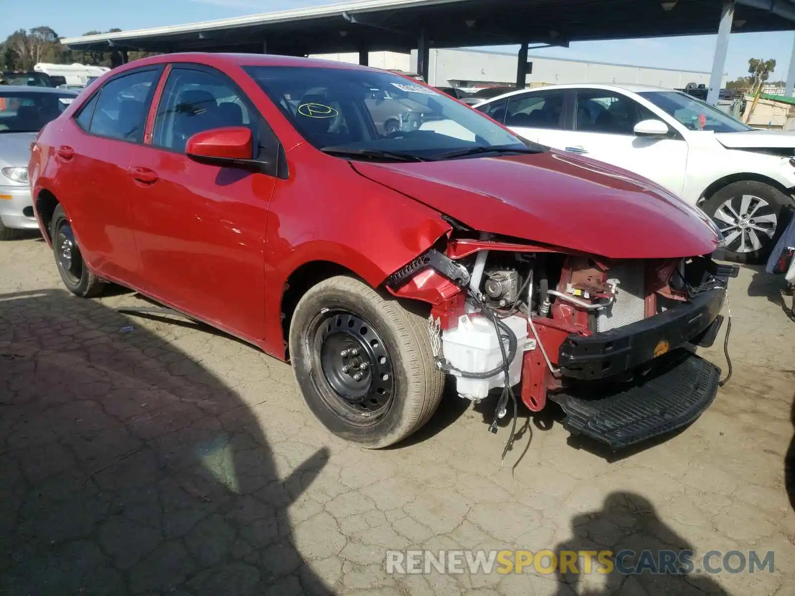 1 Photograph of a damaged car 5YFBURHEXKP930420 TOYOTA COROLLA 2019