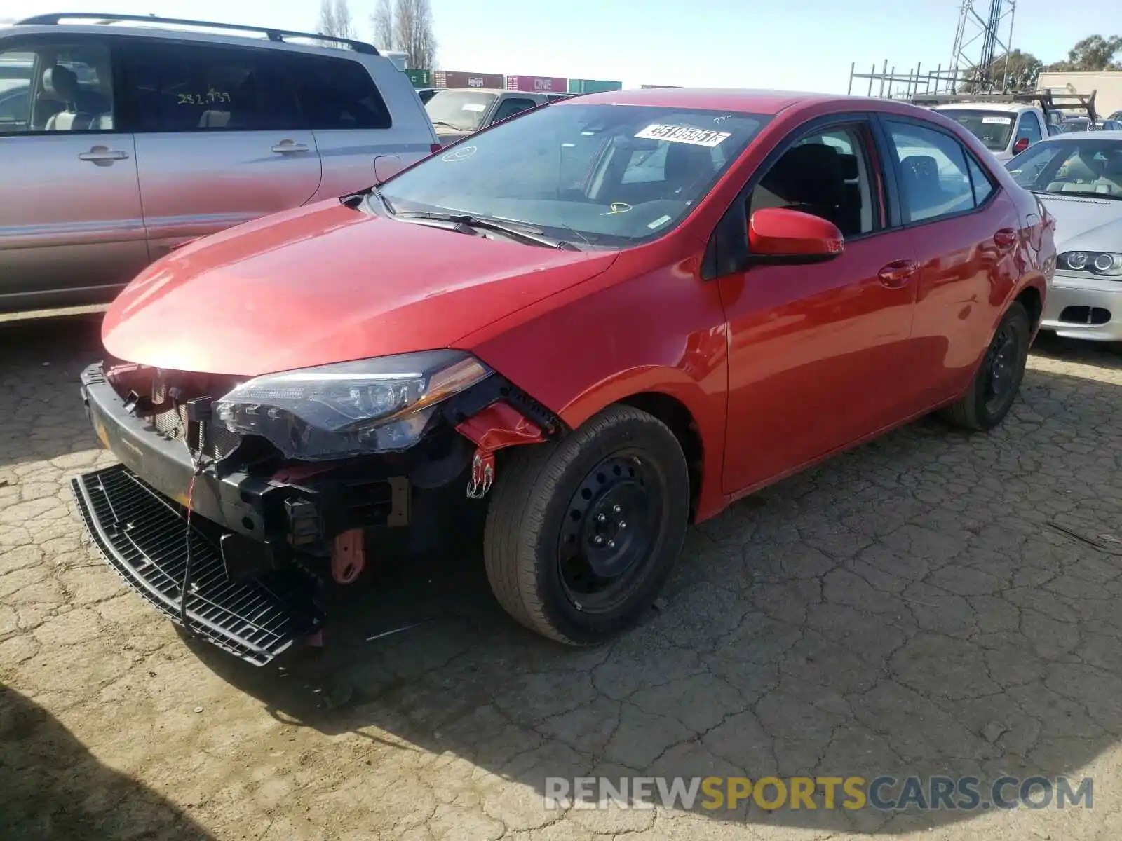 2 Photograph of a damaged car 5YFBURHEXKP930420 TOYOTA COROLLA 2019