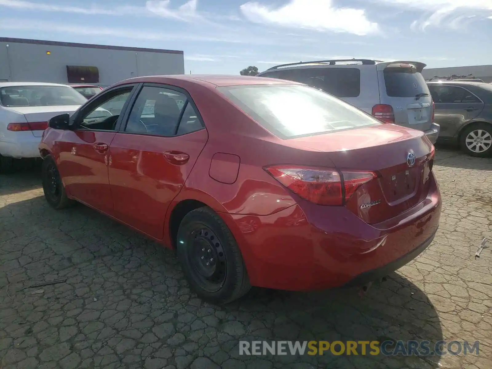 3 Photograph of a damaged car 5YFBURHEXKP930420 TOYOTA COROLLA 2019