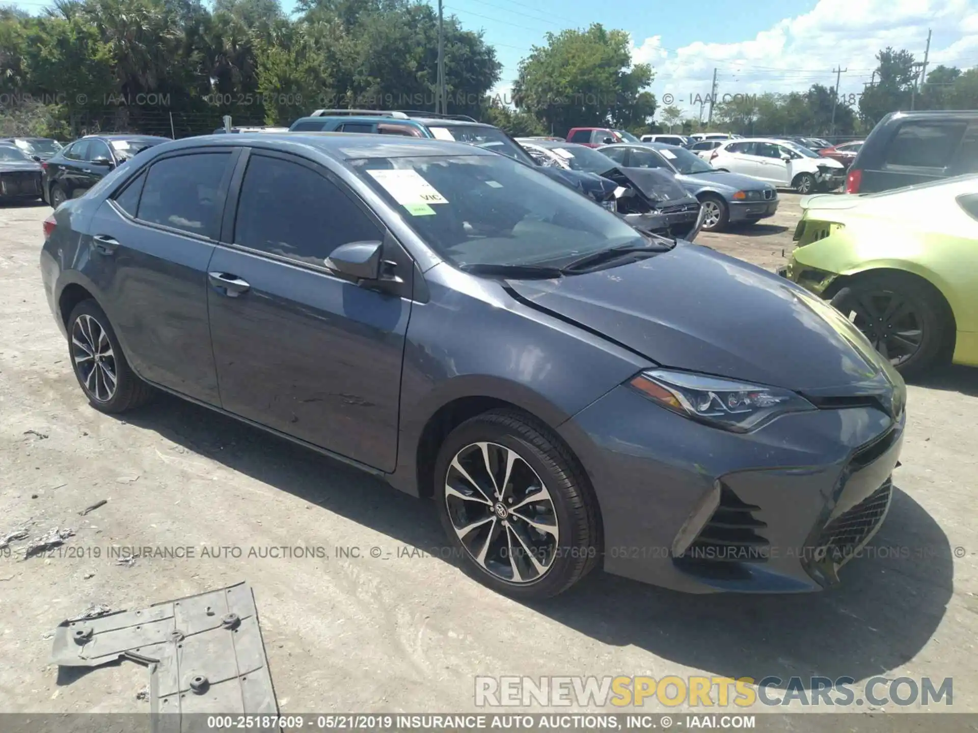 1 Photograph of a damaged car 5YFBURHEXKP931308 TOYOTA COROLLA 2019