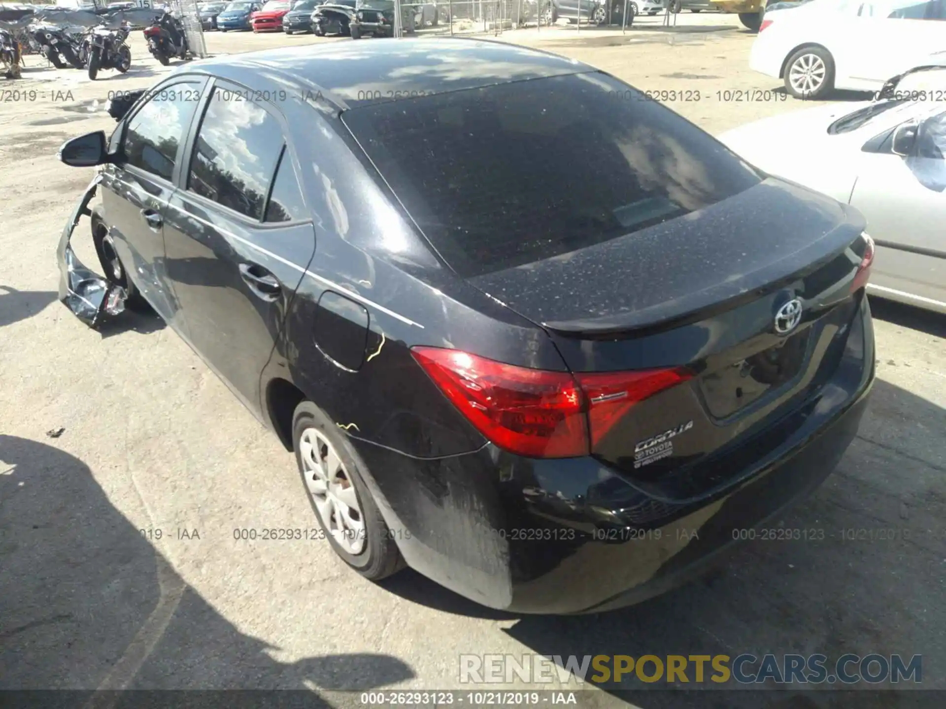 3 Photograph of a damaged car 5YFBURHEXKP931406 TOYOTA COROLLA 2019