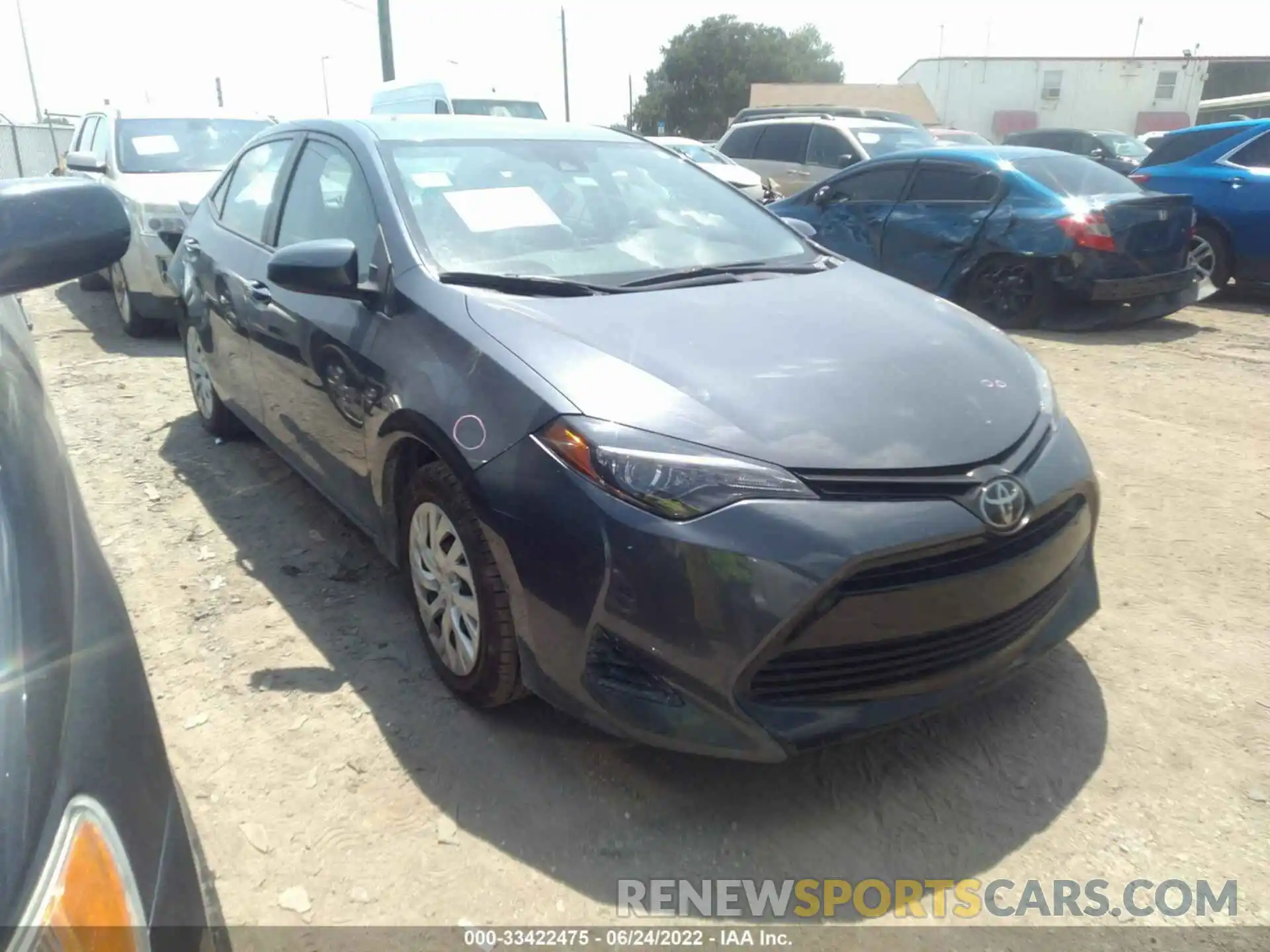 1 Photograph of a damaged car 5YFBURHEXKP931437 TOYOTA COROLLA 2019