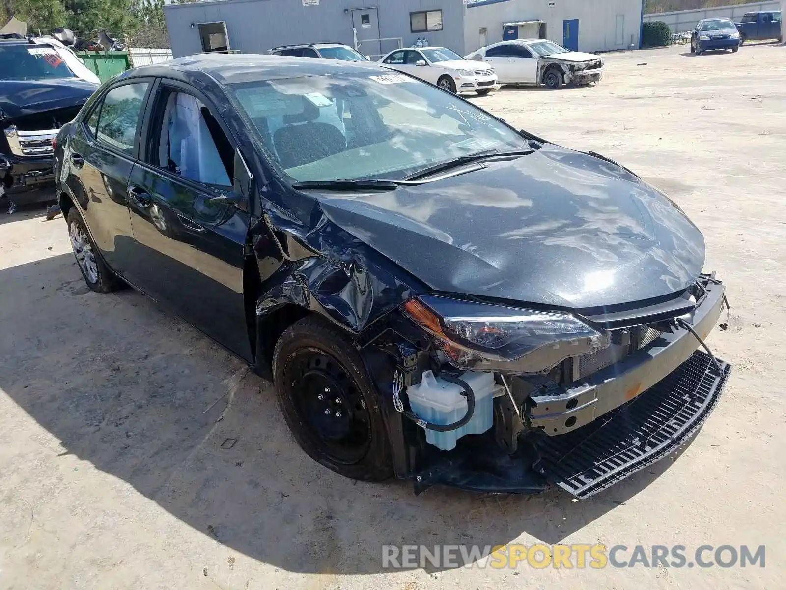 1 Photograph of a damaged car 5YFBURHEXKP932314 TOYOTA COROLLA 2019