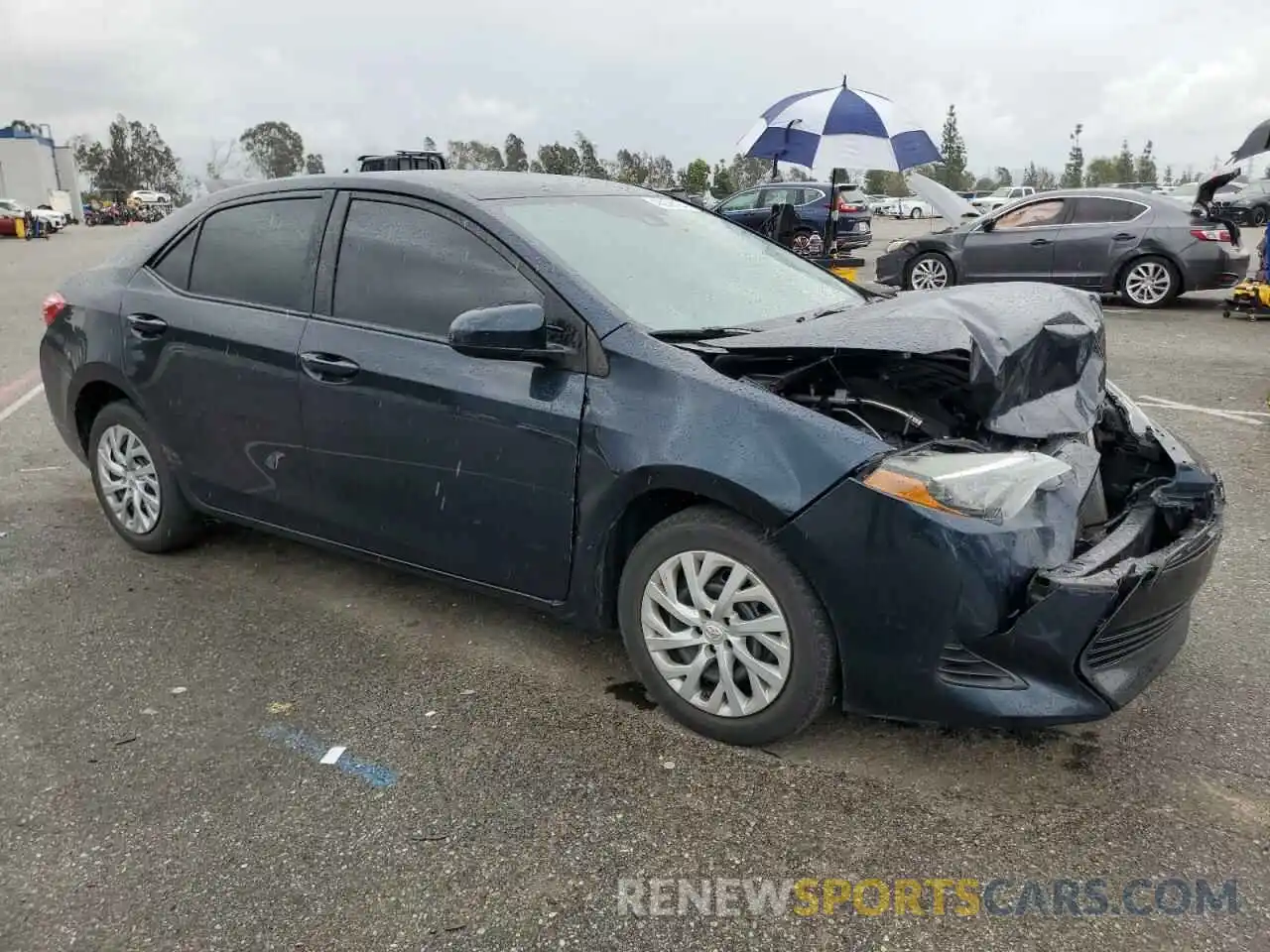 4 Photograph of a damaged car 5YFBURHEXKP932376 TOYOTA COROLLA 2019