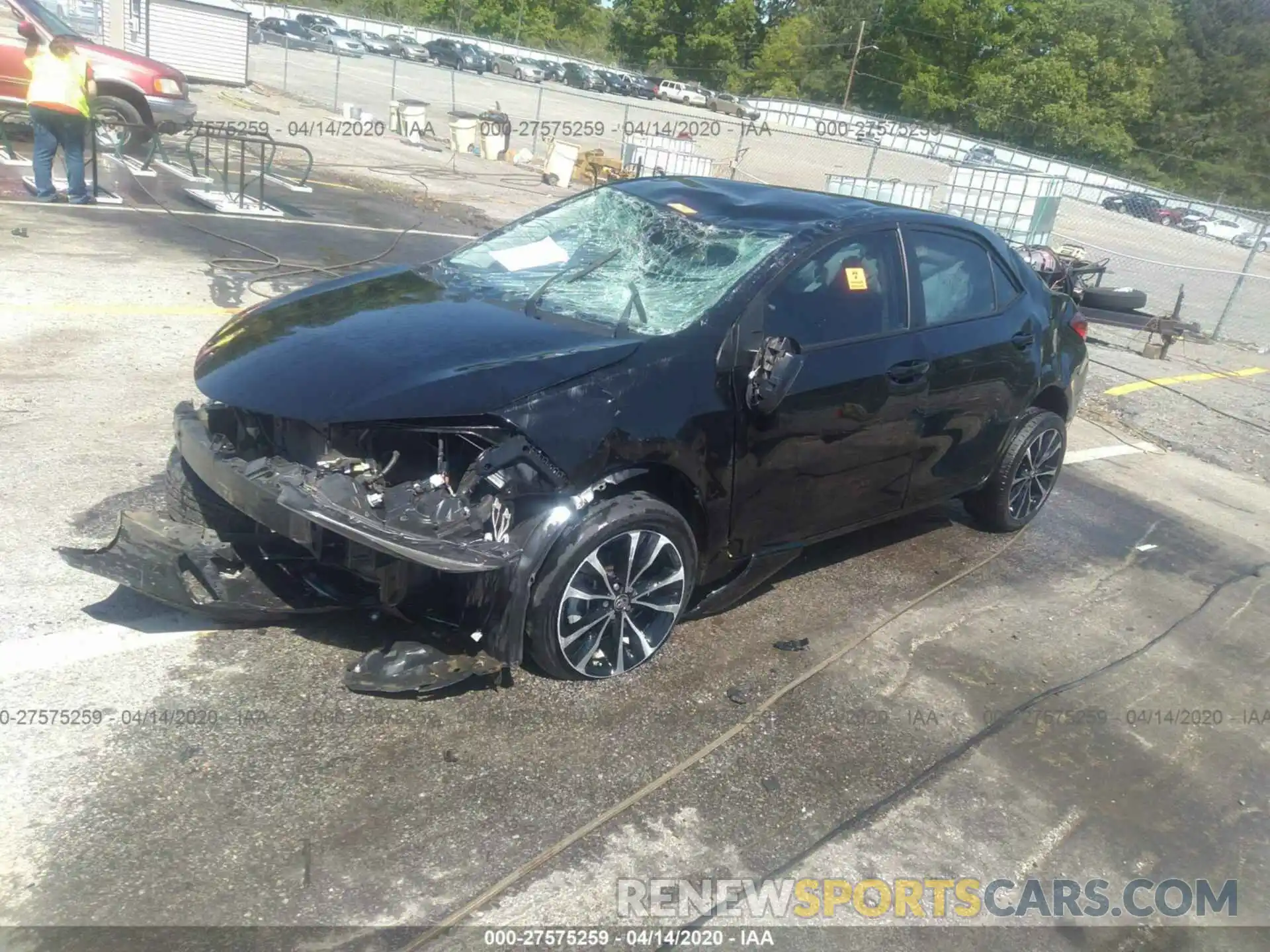 2 Photograph of a damaged car 5YFBURHEXKP932460 TOYOTA COROLLA 2019