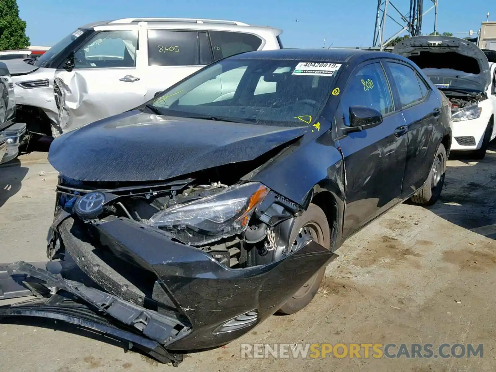 2 Photograph of a damaged car 5YFBURHEXKP932524 TOYOTA COROLLA 2019