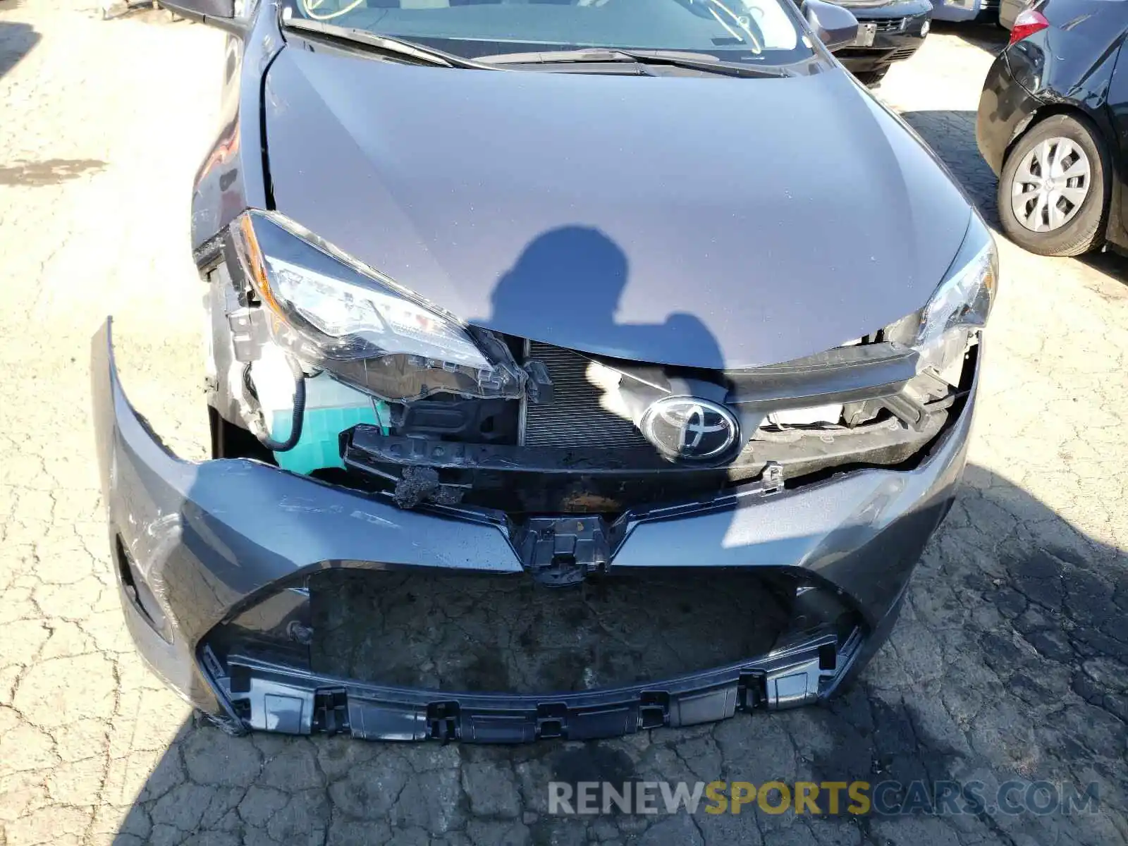 9 Фотография поврежденного автомобиля 5YFBURHEXKP932670 TOYOTA COROLLA 2019
