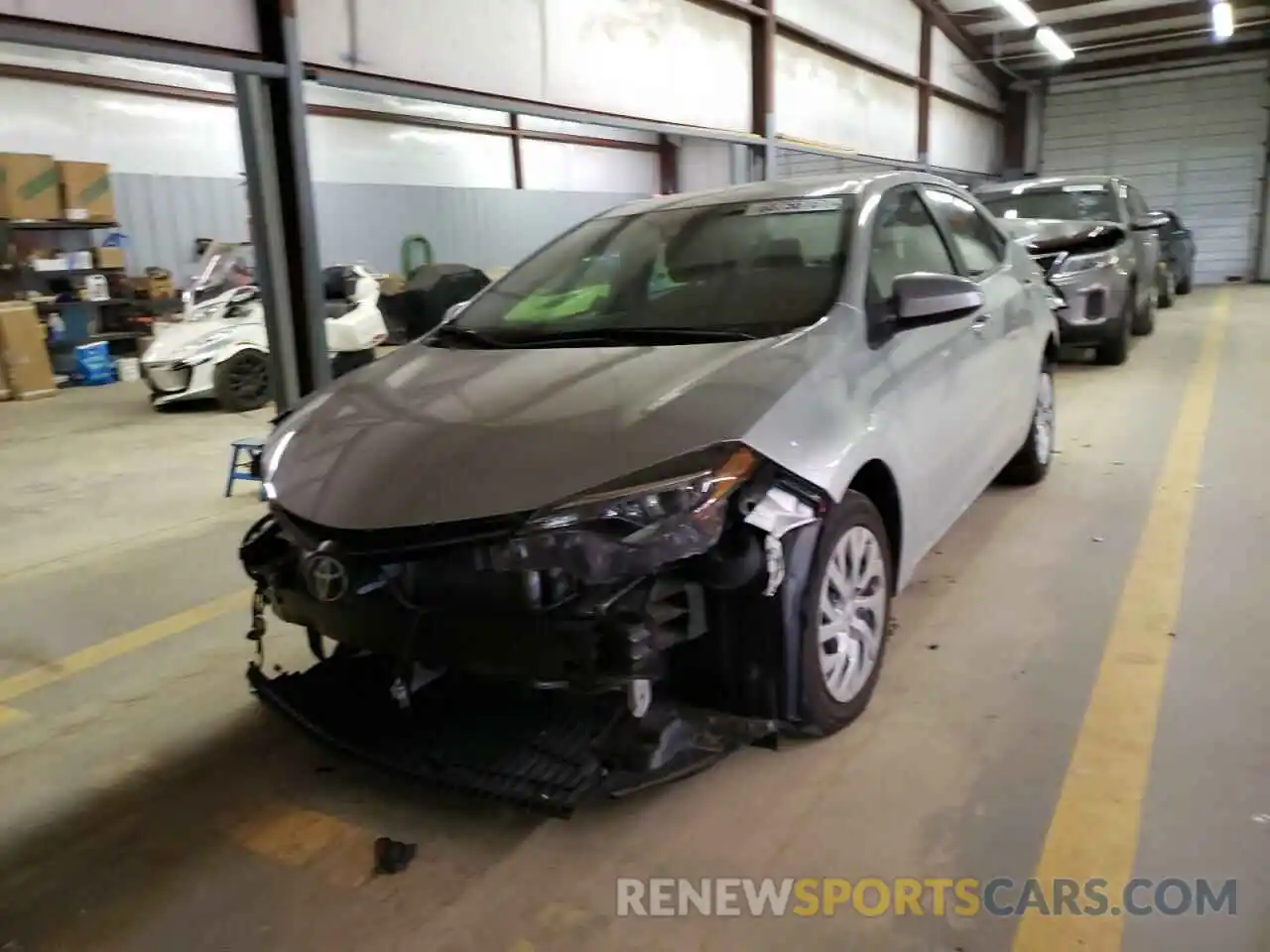 2 Photograph of a damaged car 5YFBURHEXKP932989 TOYOTA COROLLA 2019