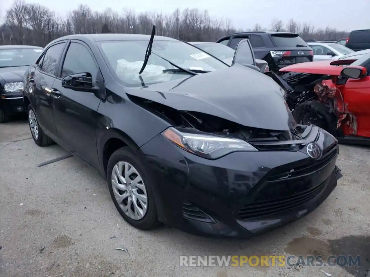 1 Photograph of a damaged car 5YFBURHEXKP933012 TOYOTA COROLLA 2019