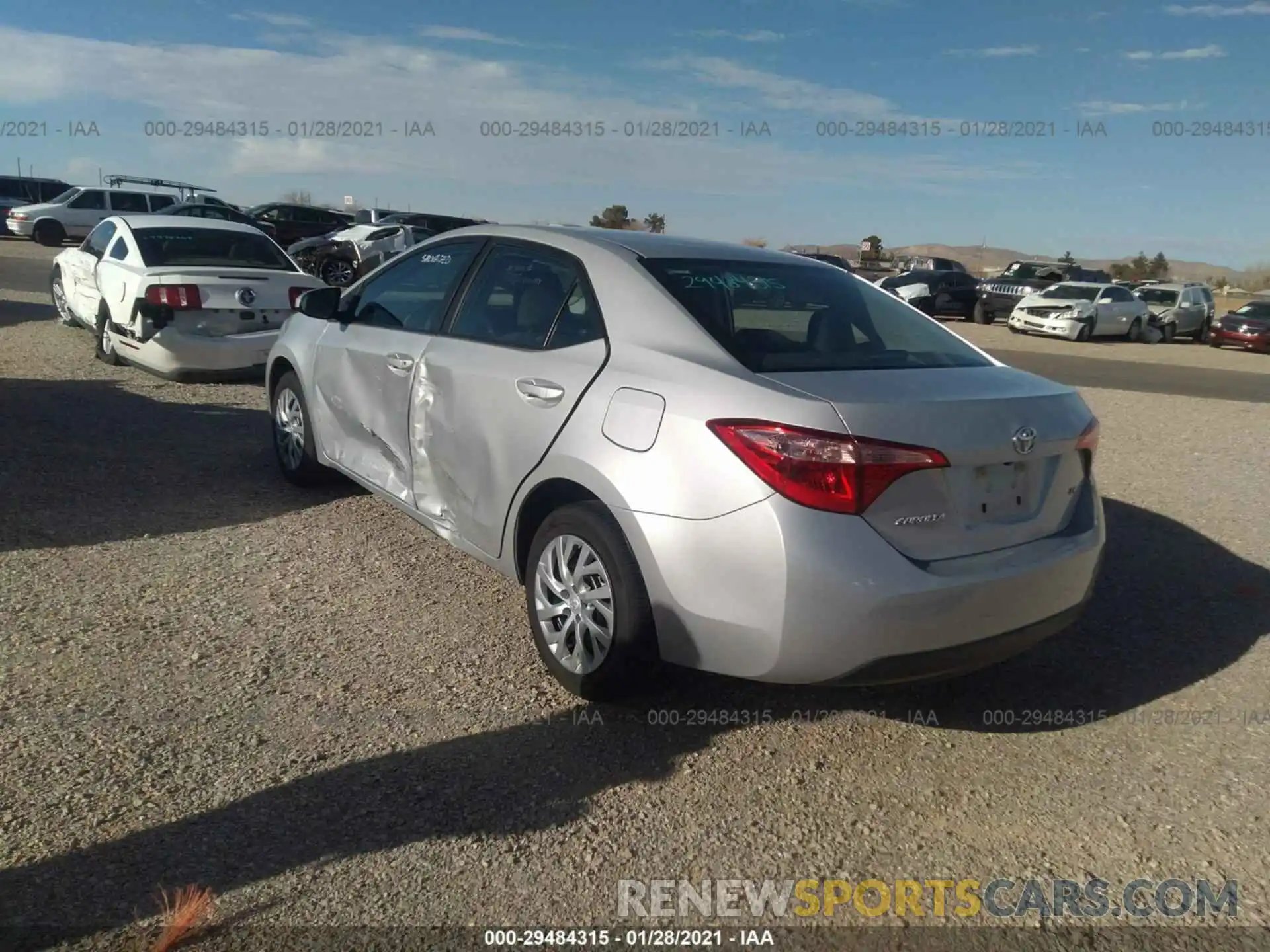 3 Photograph of a damaged car 5YFBURHEXKP933141 TOYOTA COROLLA 2019