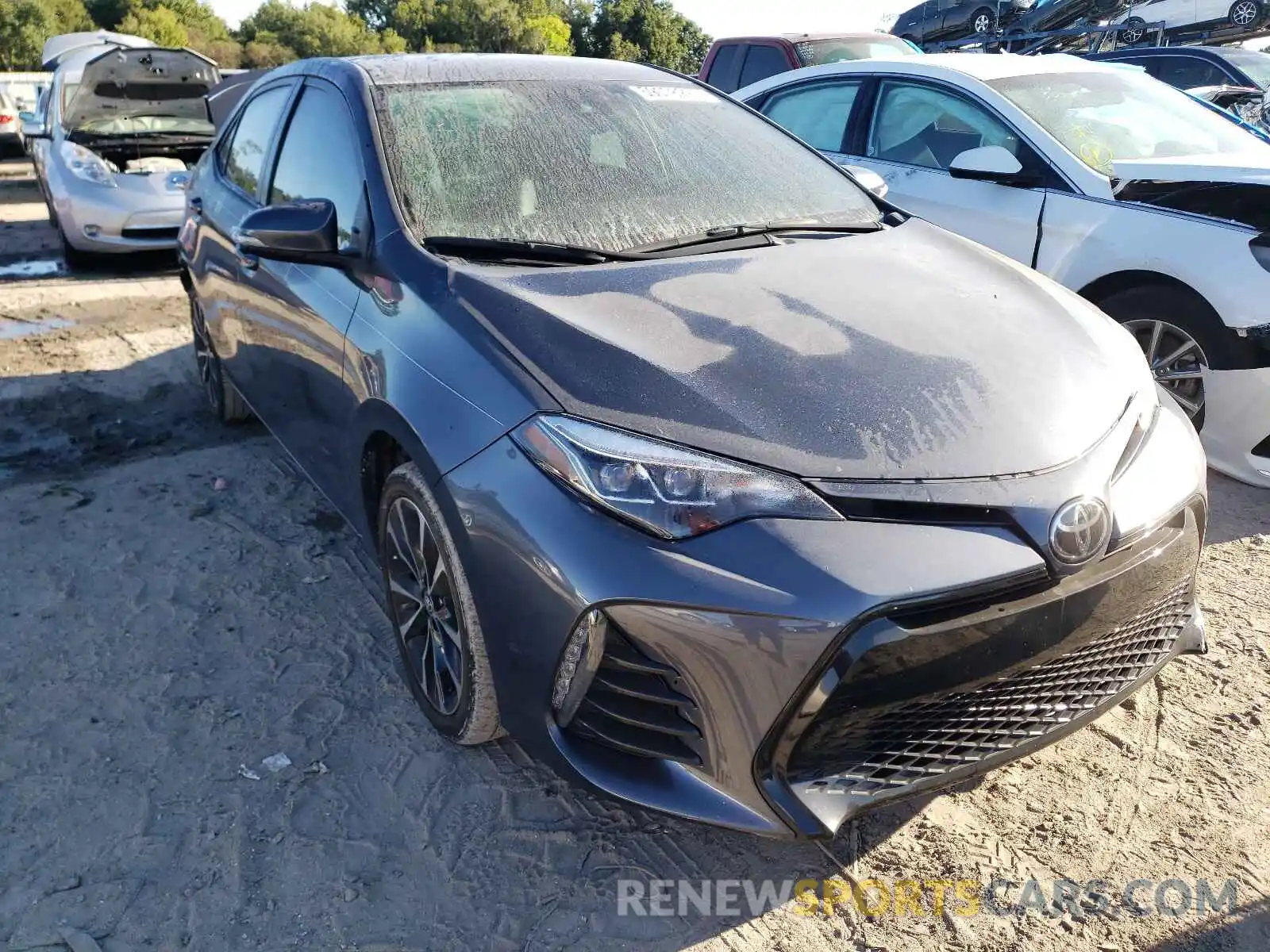 1 Photograph of a damaged car 5YFBURHEXKP933172 TOYOTA COROLLA 2019