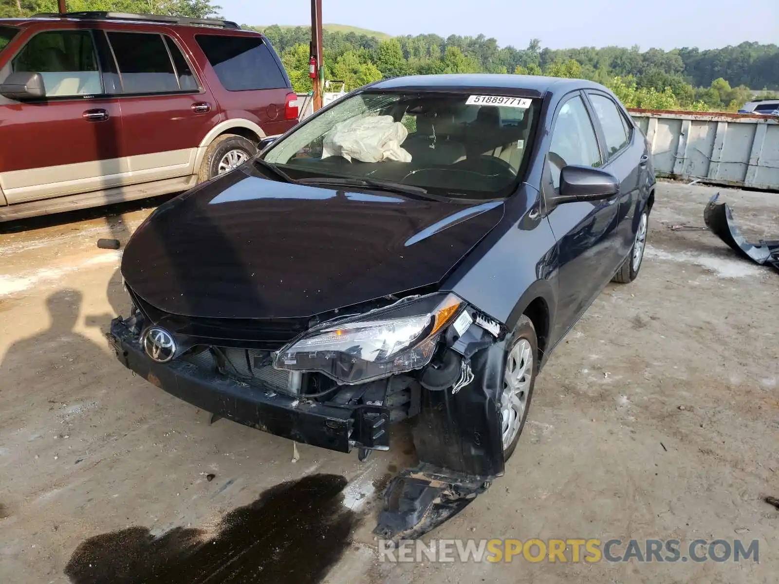 2 Photograph of a damaged car 5YFBURHEXKP933432 TOYOTA COROLLA 2019