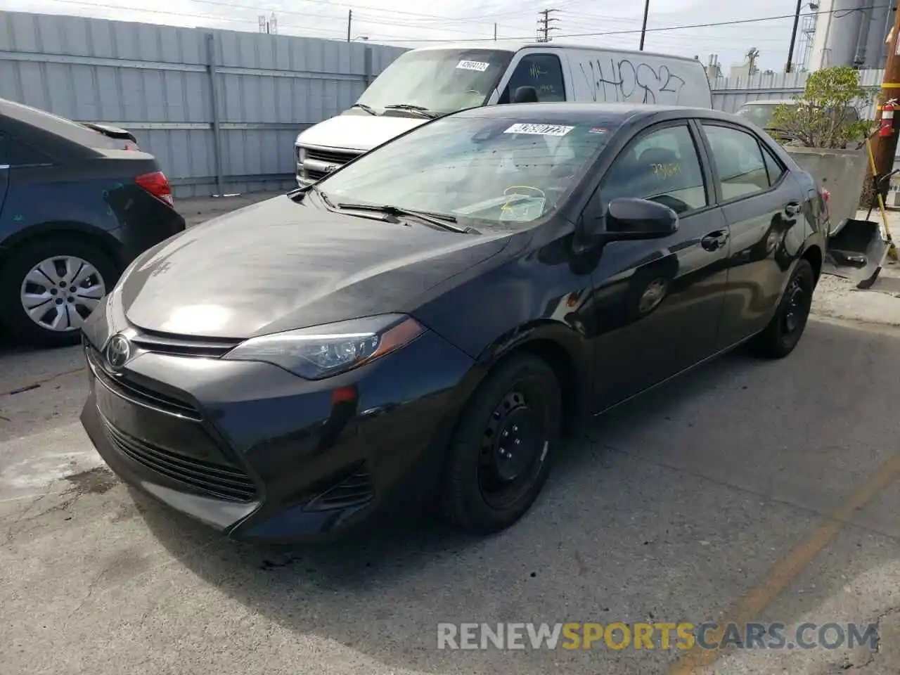 2 Photograph of a damaged car 5YFBURHEXKP933706 TOYOTA COROLLA 2019