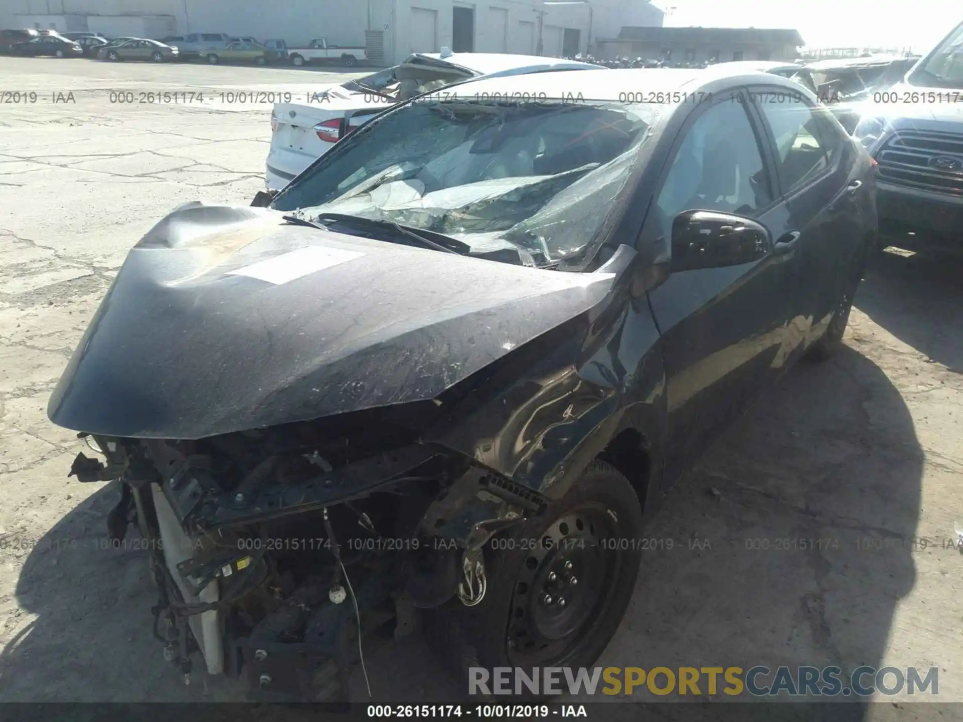 2 Photograph of a damaged car 5YFBURHEXKP933768 TOYOTA COROLLA 2019