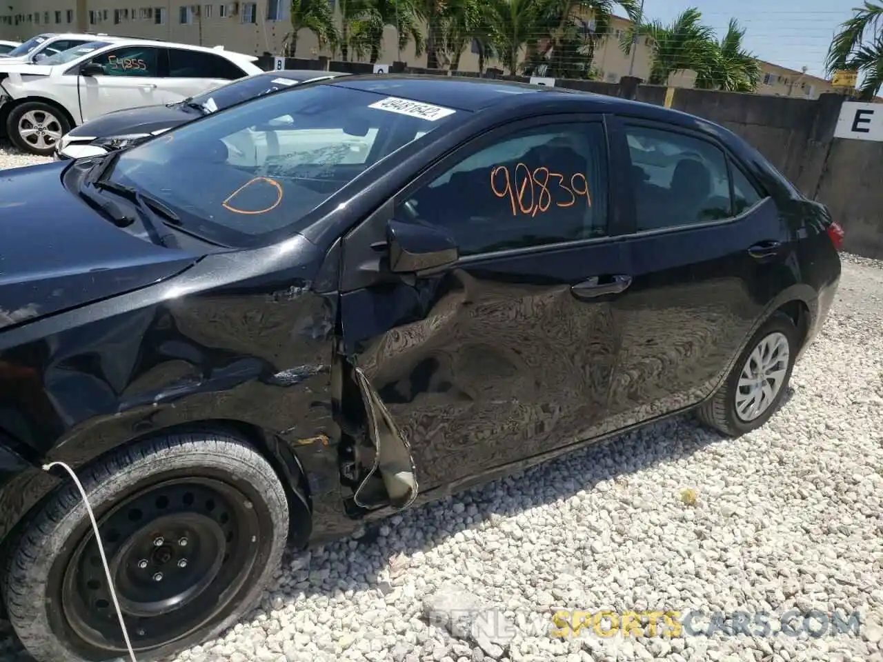 9 Photograph of a damaged car 5YFBURHEXKP934080 TOYOTA COROLLA 2019