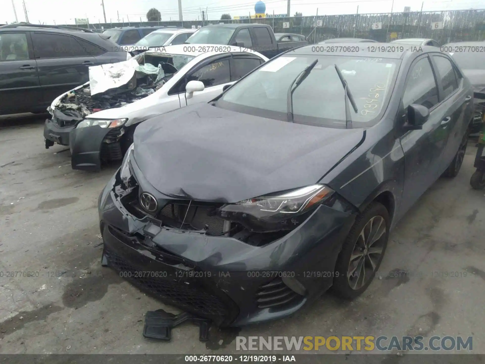 2 Photograph of a damaged car 5YFBURHEXKP934290 TOYOTA COROLLA 2019