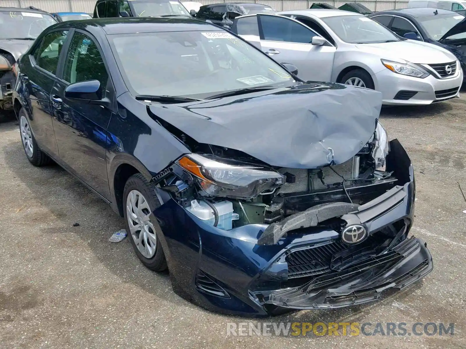 1 Photograph of a damaged car 5YFBURHEXKP934452 TOYOTA COROLLA 2019