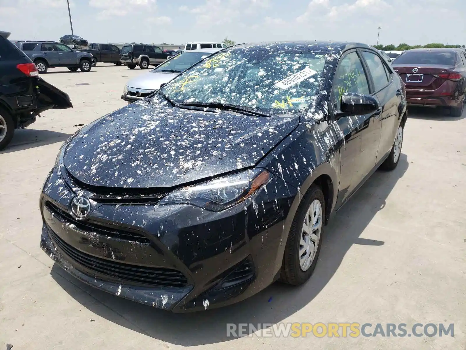 2 Photograph of a damaged car 5YFBURHEXKP934791 TOYOTA COROLLA 2019