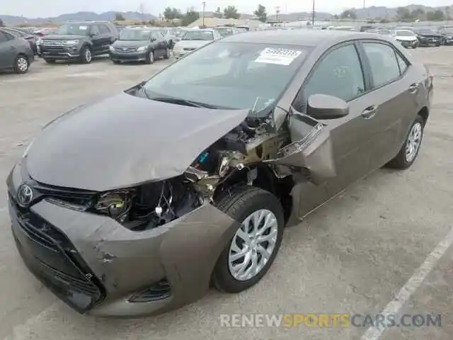 2 Photograph of a damaged car 5YFBURHEXKP934807 TOYOTA COROLLA 2019