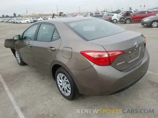 3 Photograph of a damaged car 5YFBURHEXKP934807 TOYOTA COROLLA 2019