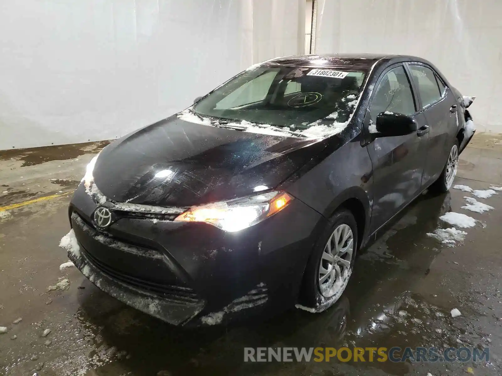 2 Photograph of a damaged car 5YFBURHEXKP935083 TOYOTA COROLLA 2019