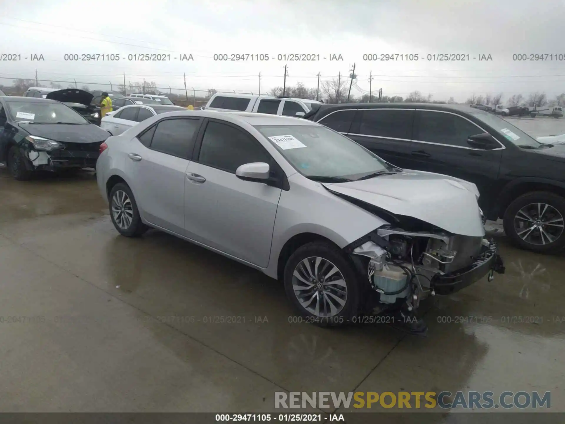 1 Photograph of a damaged car 5YFBURHEXKP935276 TOYOTA COROLLA 2019