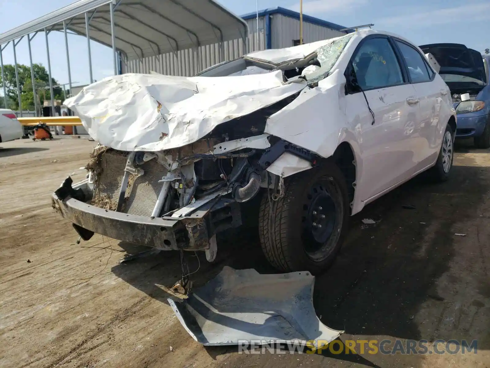 2 Photograph of a damaged car 5YFBURHEXKP935312 TOYOTA COROLLA 2019